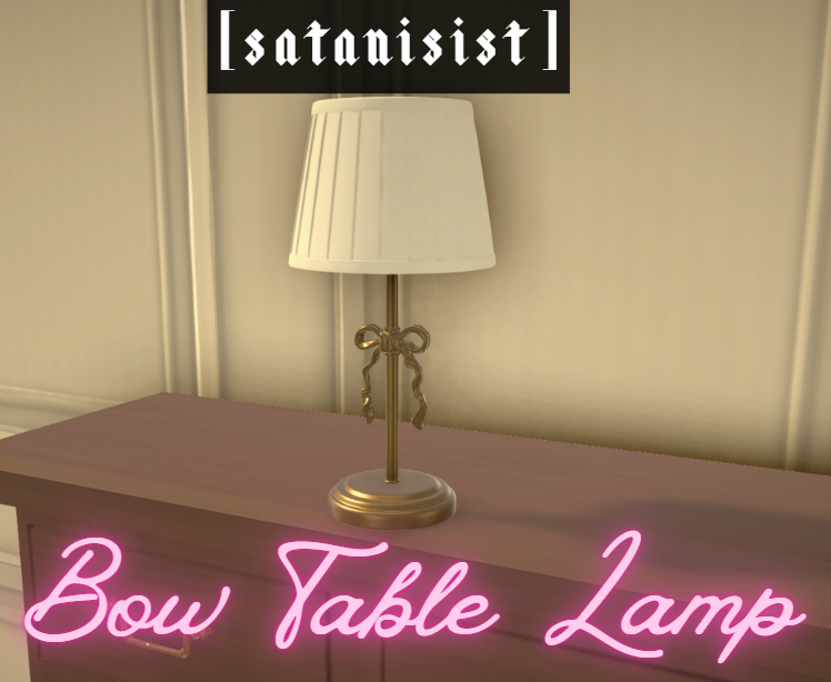 [satanisist] Bow Table Lamp