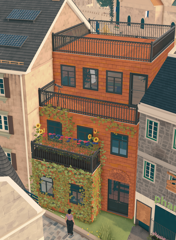 [Basic] Starter Brick Townhouse