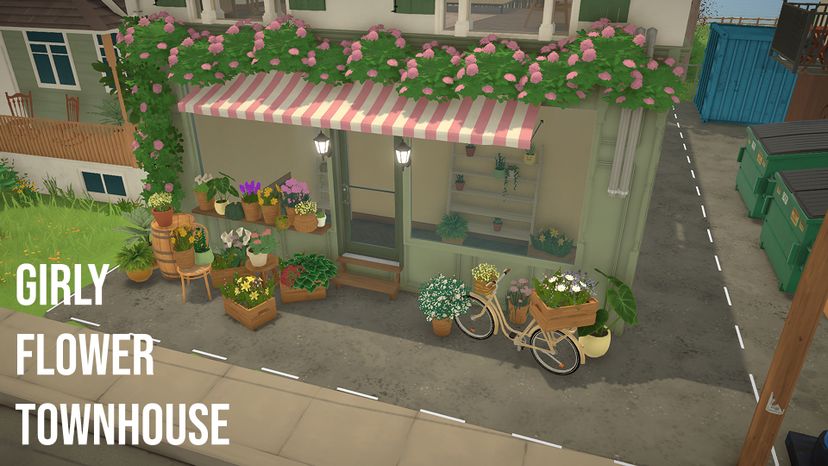 Girly Flower Townhouse