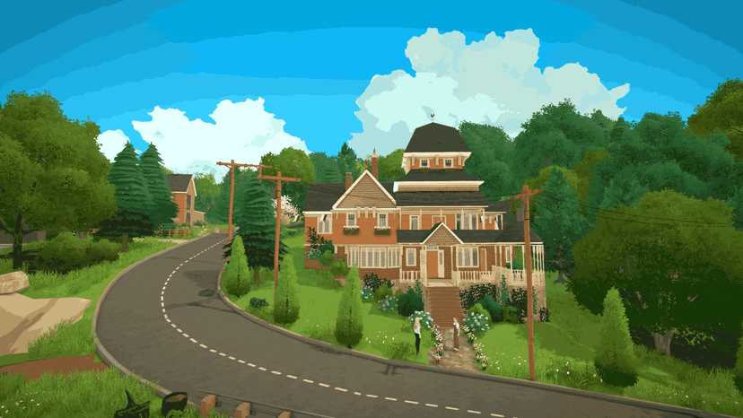 Manoir montagne vide