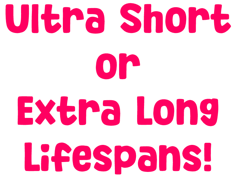 Extra Short or Long Lifespans
