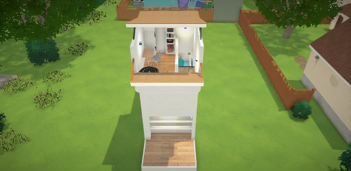 Micro House with Ladders and Open Floor