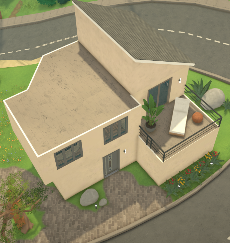 Modern bohem house.