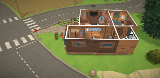 Pink cabin