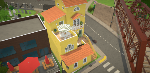 Yellow artist home