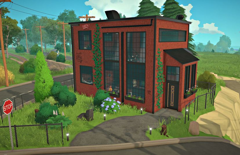 Industrial House On The Corner