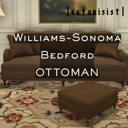 [satanisist] WS Bedford Leather Ottoman