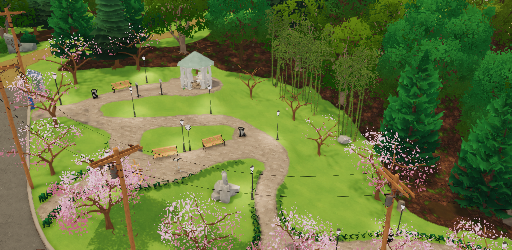 Cherry Blossom Garden