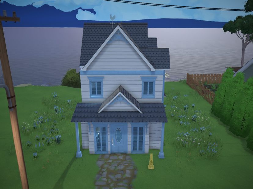 Blue Suburbian Nightmare
