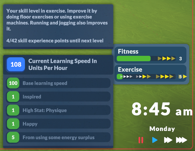Skill Gains x100