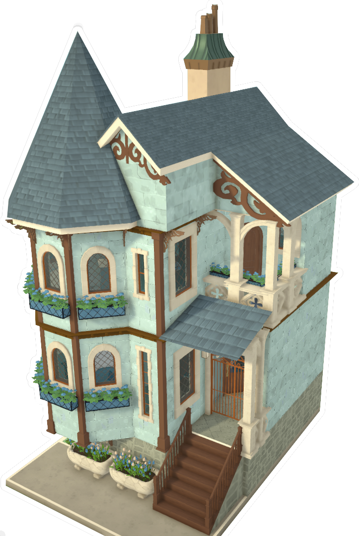 Blue Princesscore Townhouse