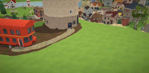 Witch tower and english bus
