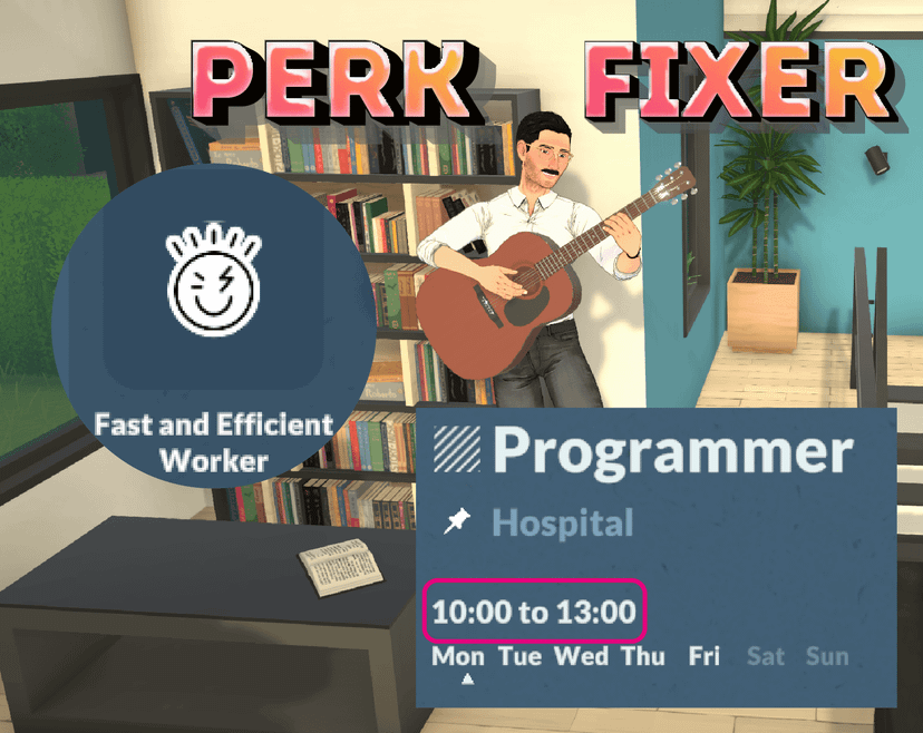 Perk Fixer — Repairs broken personality perks !