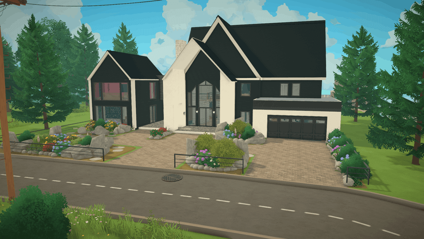 Modern House Plan 455-528 Floor Plan