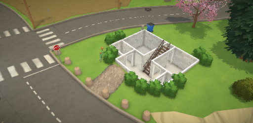 Green Suburban House