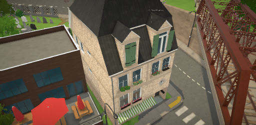 Small building with apartments