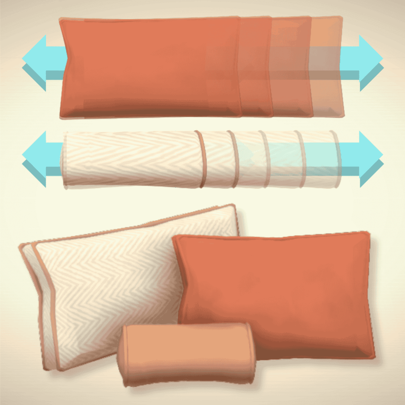 Resizable Couch Cushions - Raki Taki