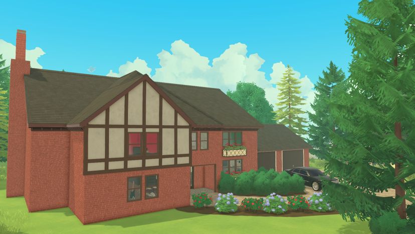Cliffside Tudor Revival House