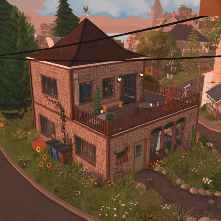 Overgrown cozy house!