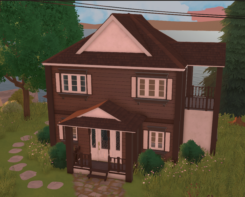 Unfurnished two-story home