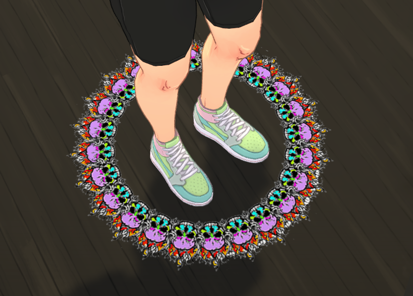 Colorful Skulls Para Selector