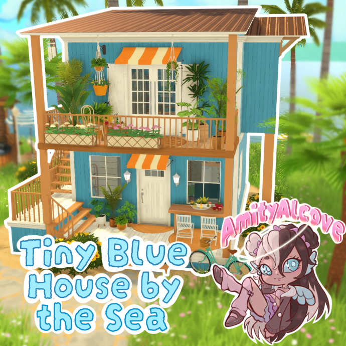 Tiny Blue House by the Sea (With Mods)