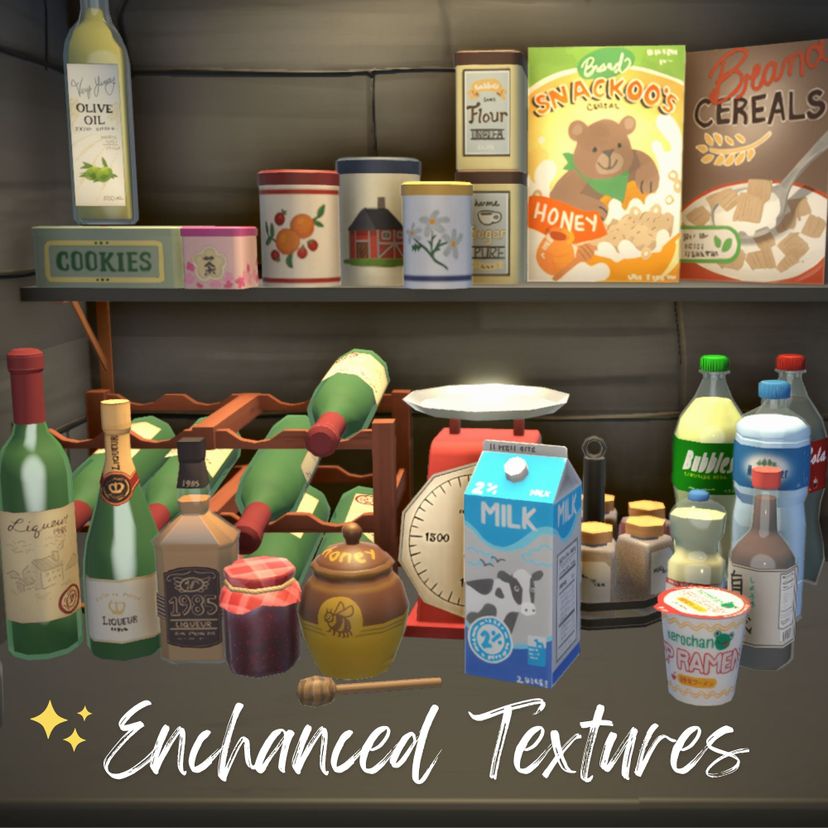 Enchanced Textures - Kitchen Set