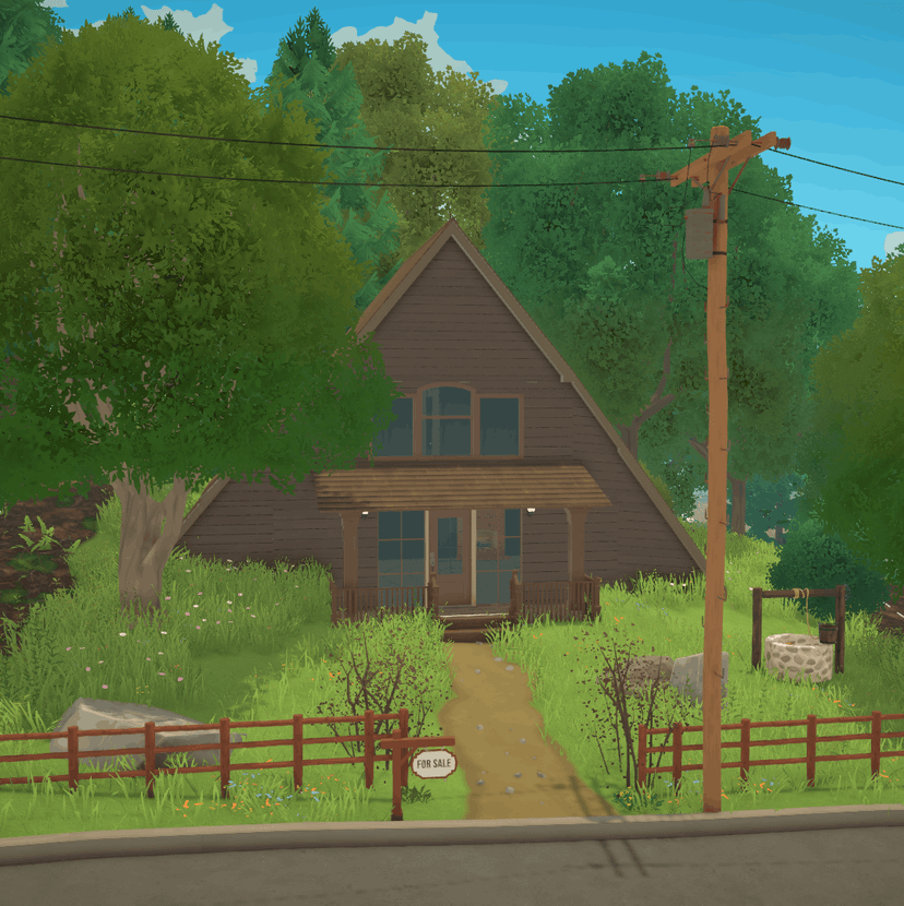 Teeny A-Frame Cabin - Furnished