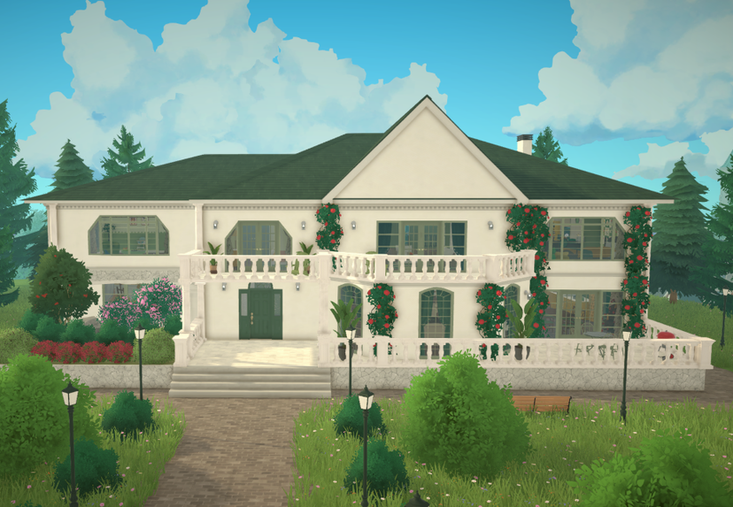 【03】Modern two-storey manor villa
