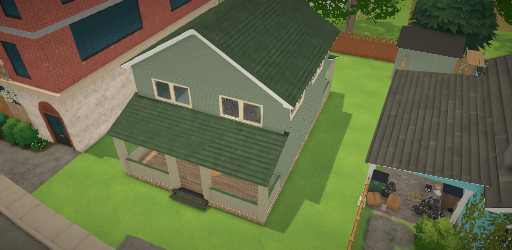 House that happens to be Green