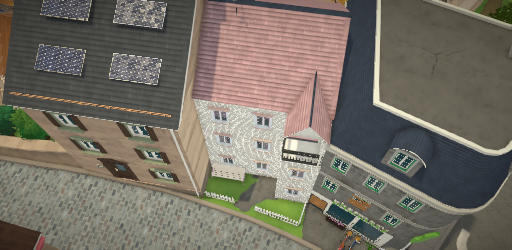 Pink Terraced House
