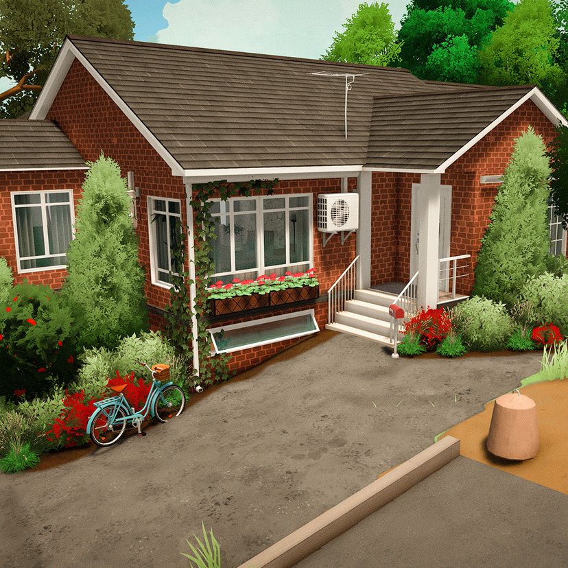 Single-story family home