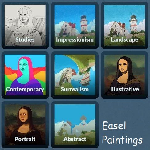 Easel Paintings