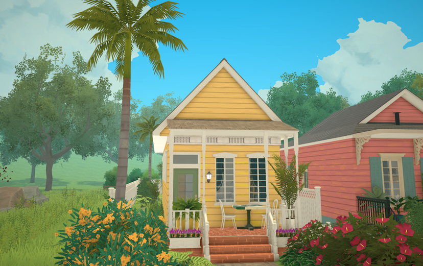Shotgun house 1 yellow