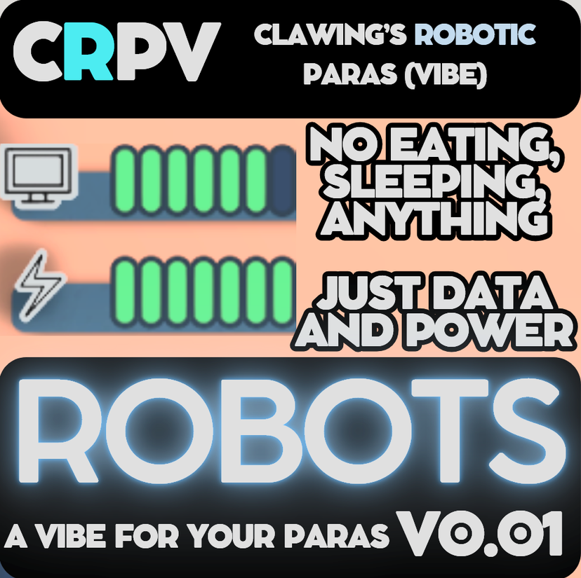 Clawing's Robot Paras (Vibe)