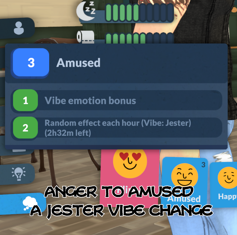 Jester Vibe - Random Anger Changed to Amused