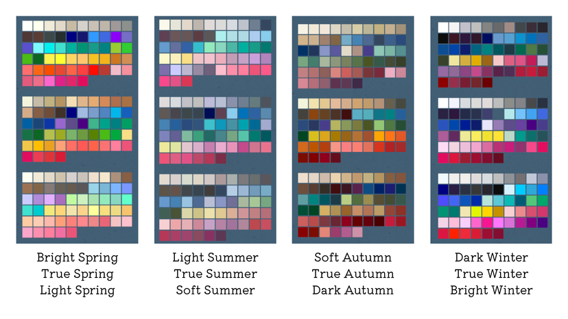 Color Seasons Palette