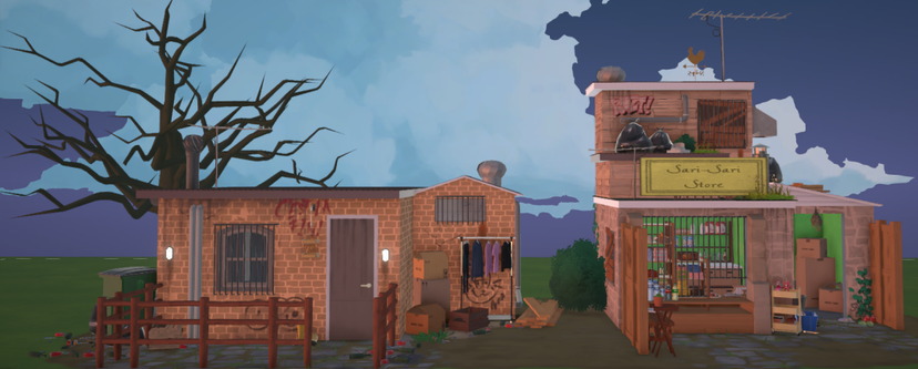 "Small House & Sari-Sari Store" by hi_impy