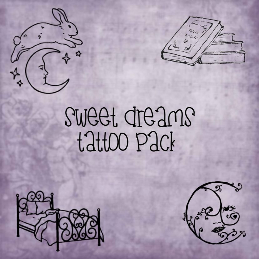 sweet dreams tattoo pack