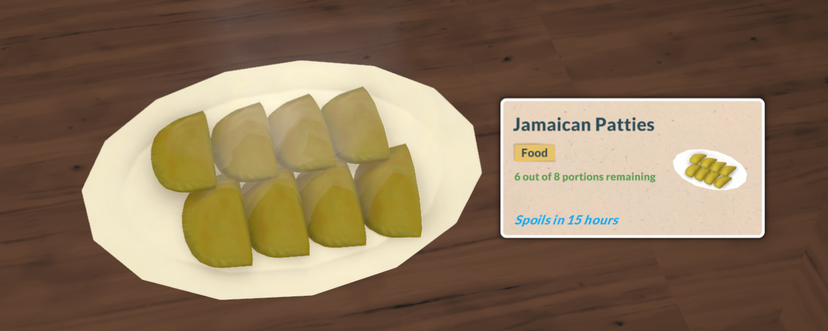 Simple Custom Food - Jamaican Patties