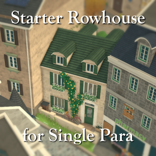 Starter Townhouse for Single Para