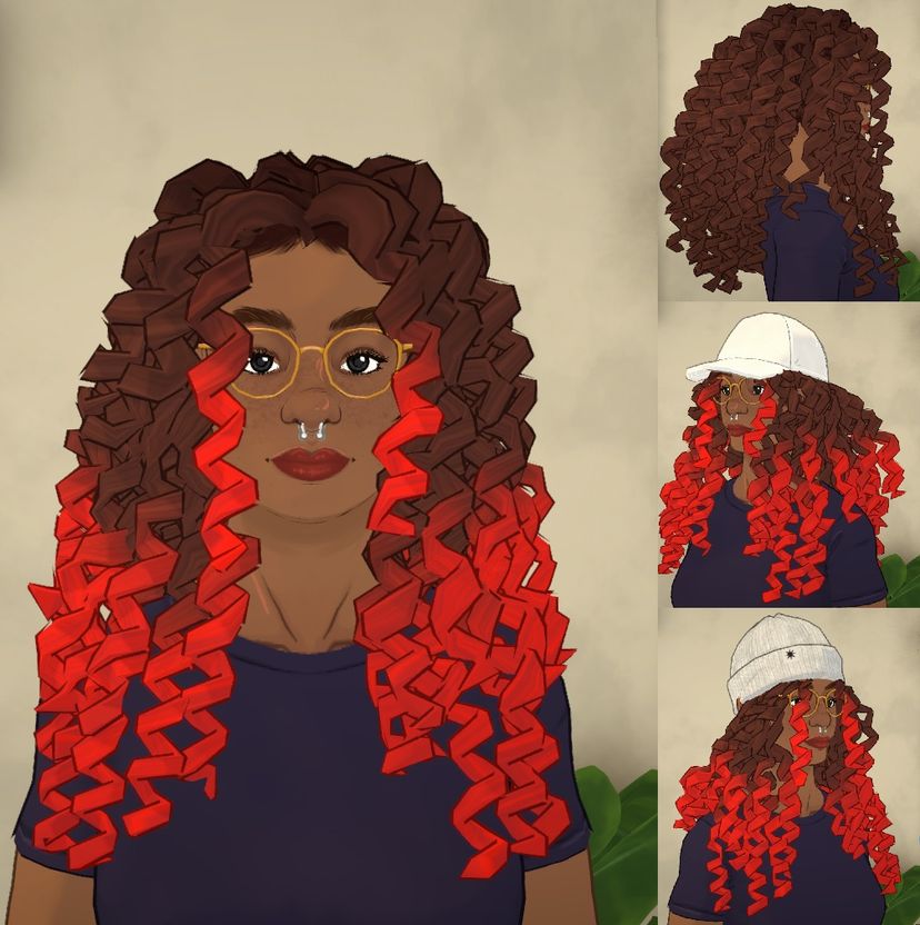 Curly Long Hair