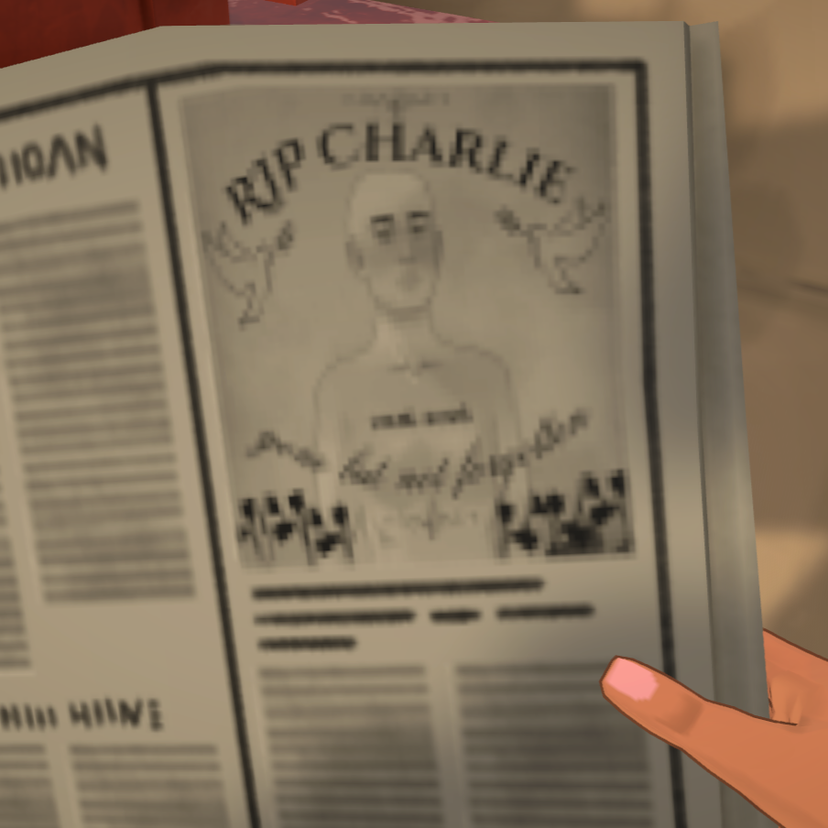 Newspaper Mentions Default Charlie