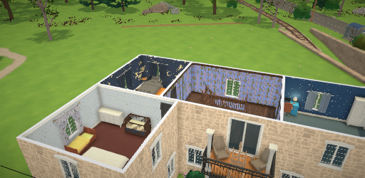 2 Story L Shaped House
