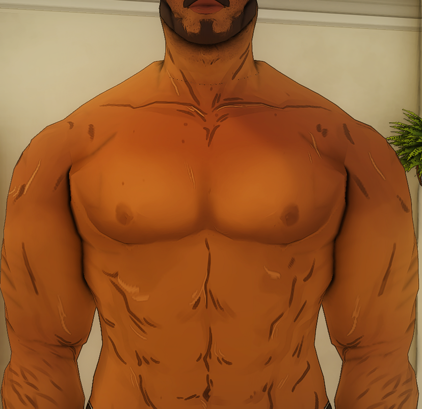 Simple Pec Retexture