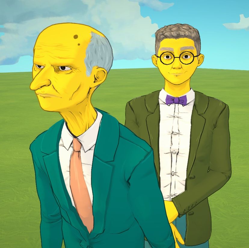 Smithers & Mr. Burns (The Simpsons)