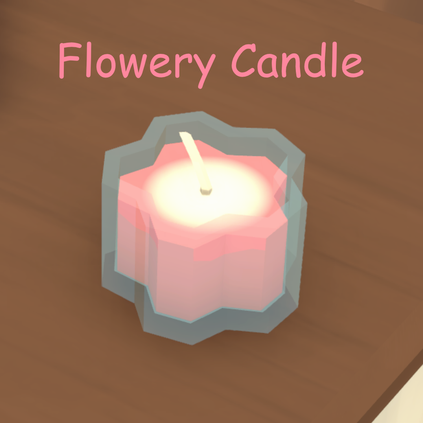 Flowery Candle