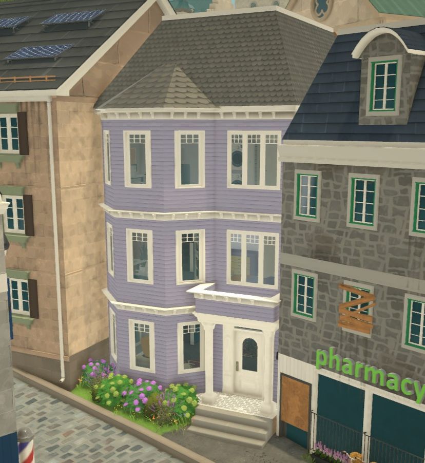 Lavendar Victorian Townhouse <37k