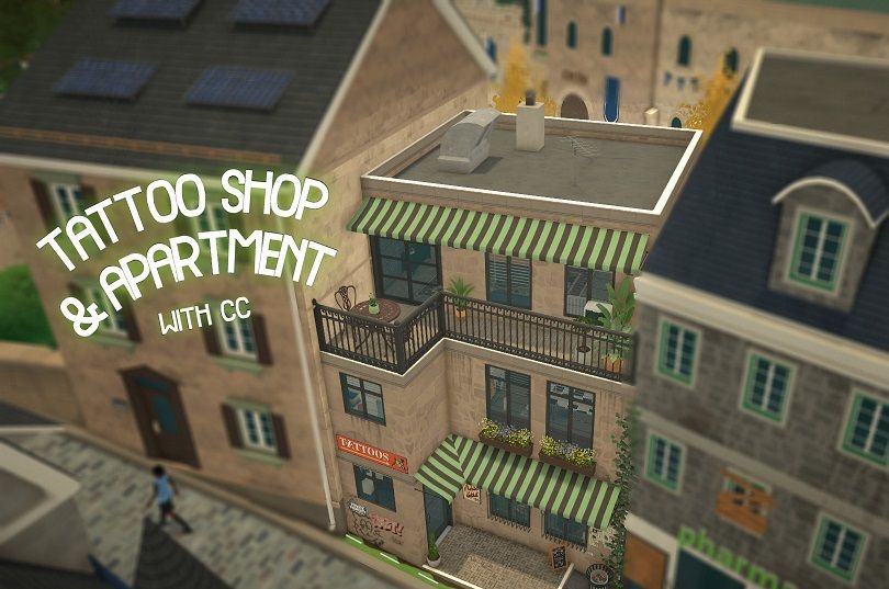 Tattoo Shop and Apartment