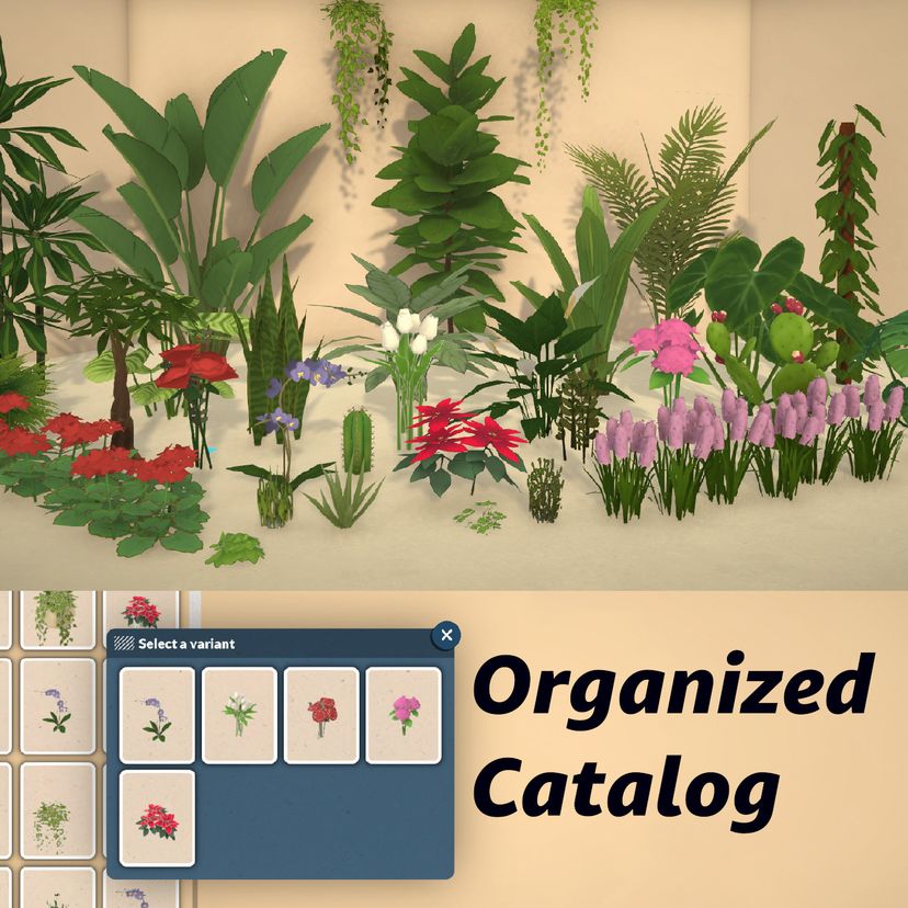 Plants Variant 2 Organized Catalog